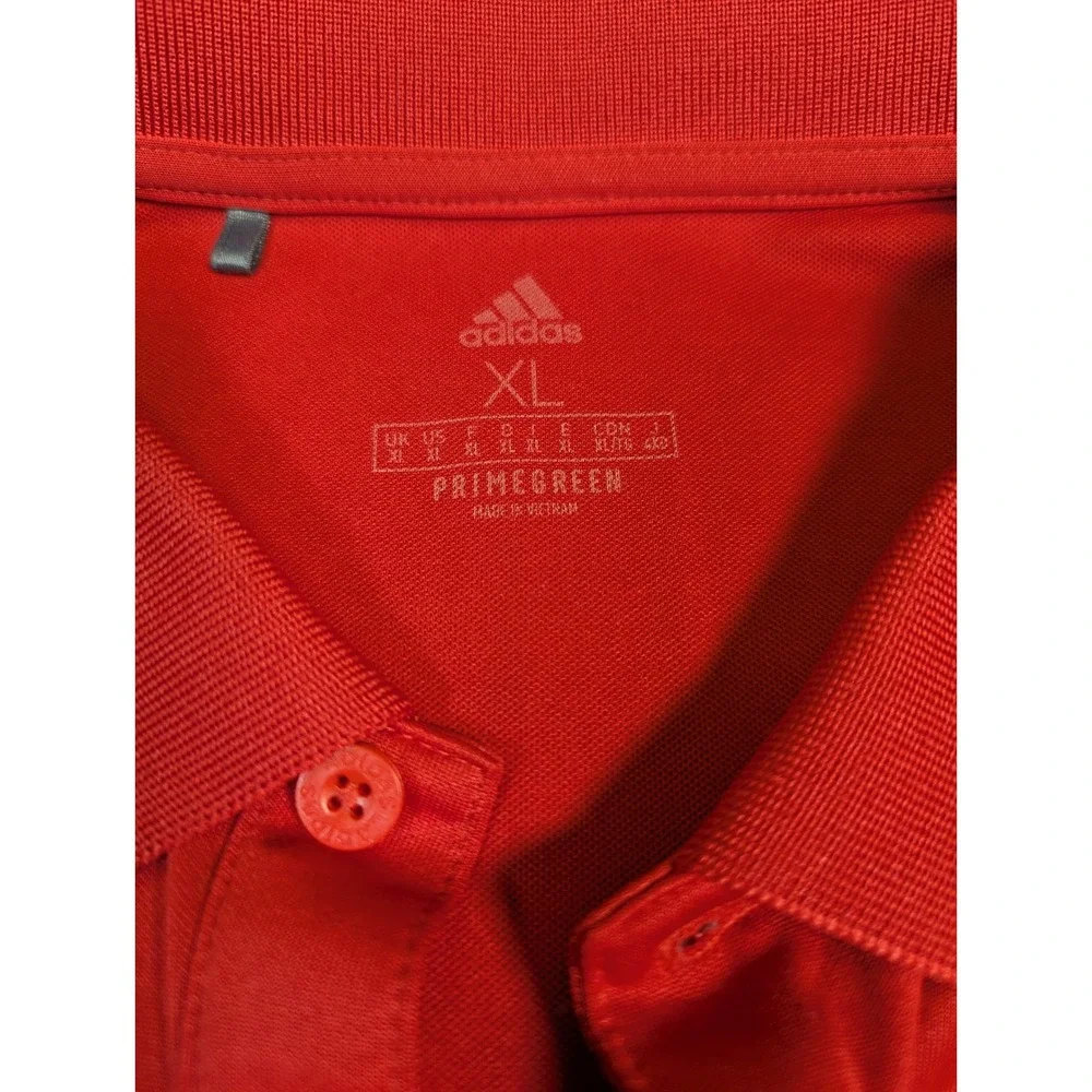 Adidas Trump National Charlotte Golf Polo Shirt Mens XL‎ Red Primegreen